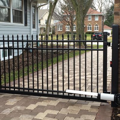 Photo of a fence with access control installed by First Fence