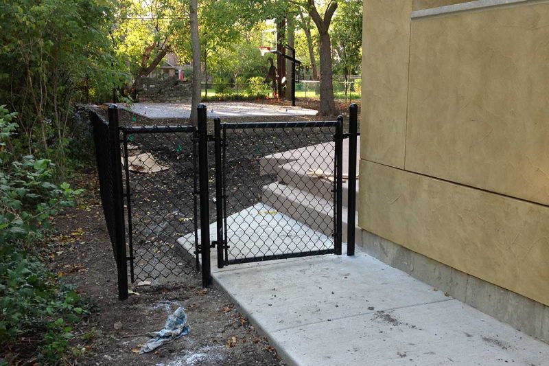 Photo of residential chain link fence - First Fence