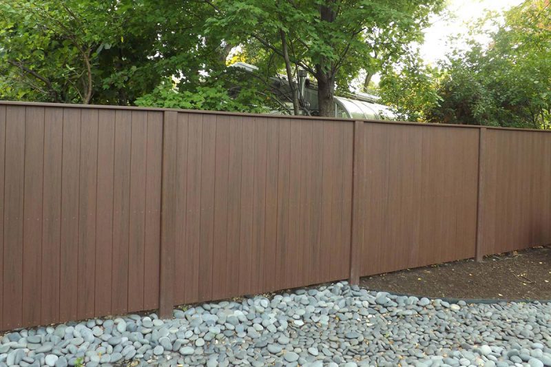 Photo of a custom Endwood fence installed by First Fence Company