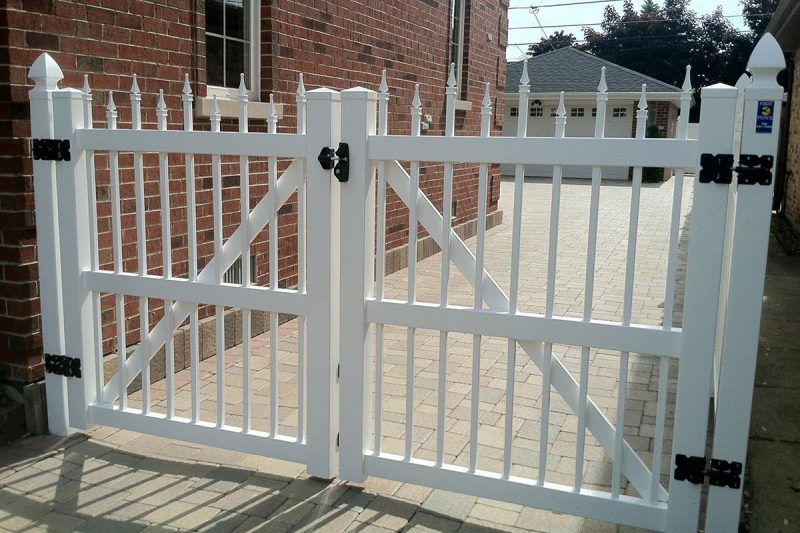 Photo of custom Vinyl/PVC fence installed by First Fence Company in Hillside, IL