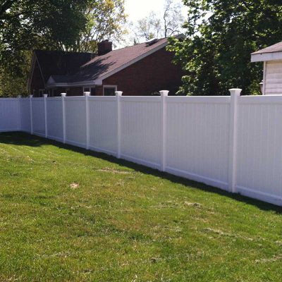 Photo of residential vinyl and pvc fence - First Fence