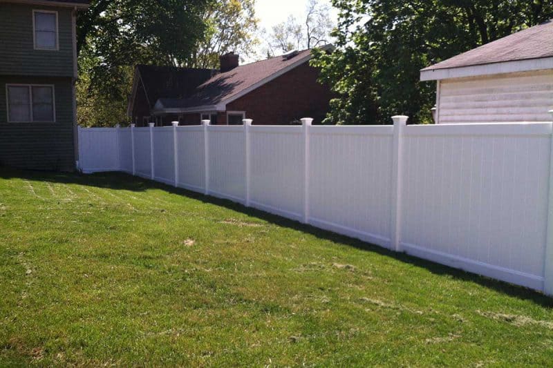 Photo of residential vinyl and pvc fence - First Fence