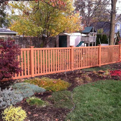 Photo of residential vinyl and pvc fence - First Fence