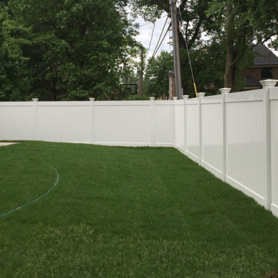 Custom elegant and secure aluminum fence installed by First Fence