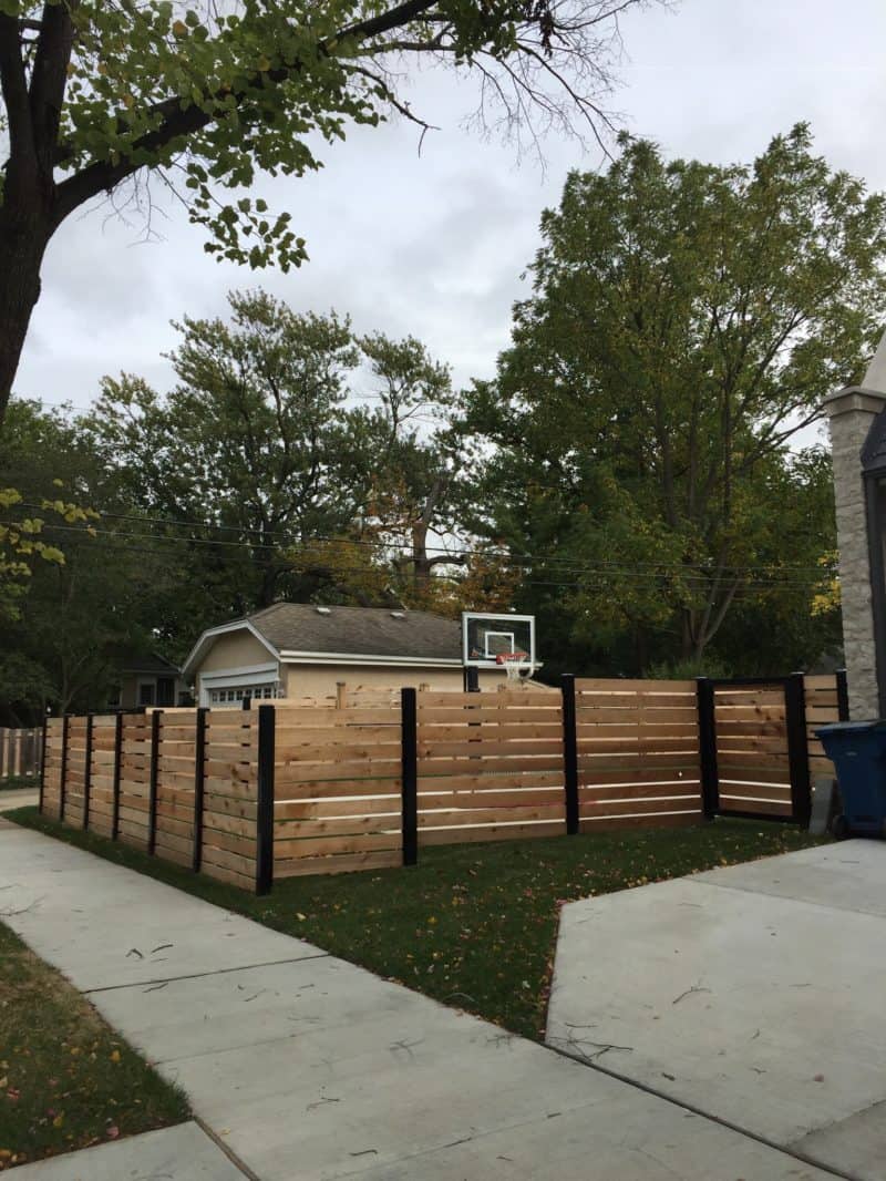 Wooden Gate Installation Chicagoland