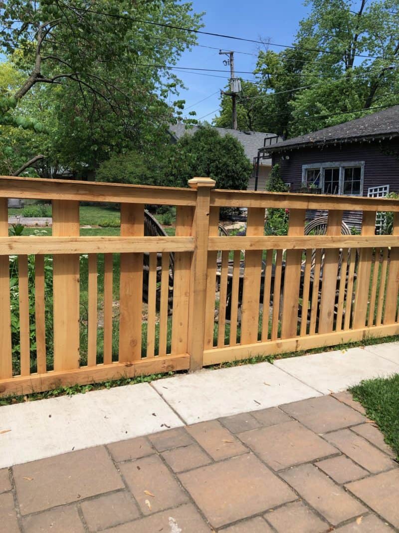 Wooden Gate Installation Chicagoland