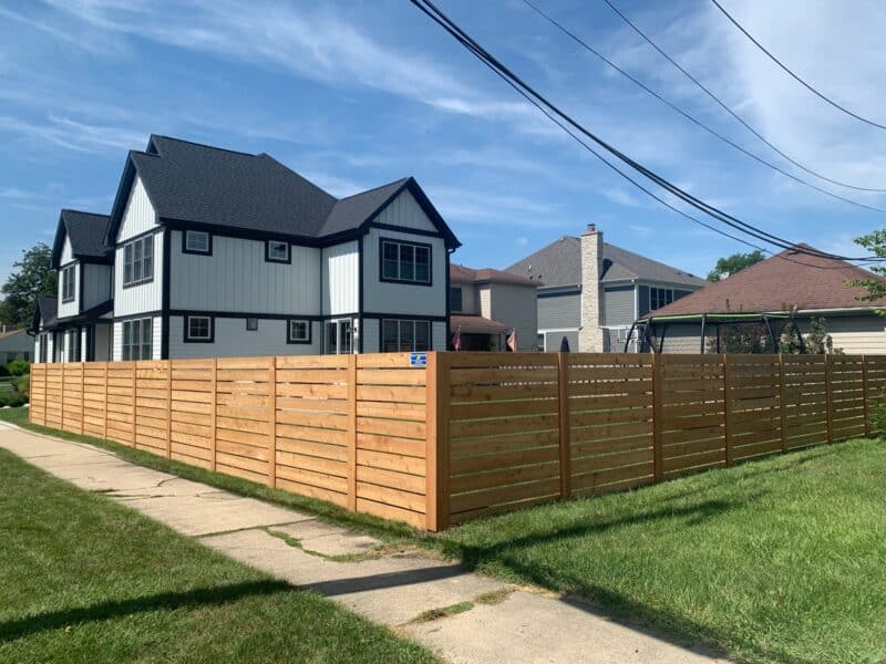 Wooden Gate Installation Chicagoland