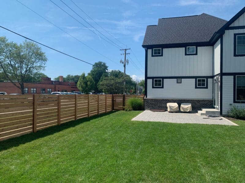 Wooden Gate Installation Chicagoland | First Fence Company