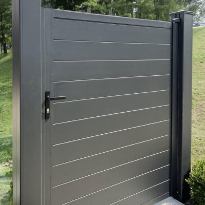 Greenwood single gate aluminum profile gate