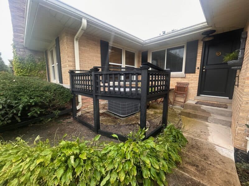 Custom Cedar Fence with Lattice Top