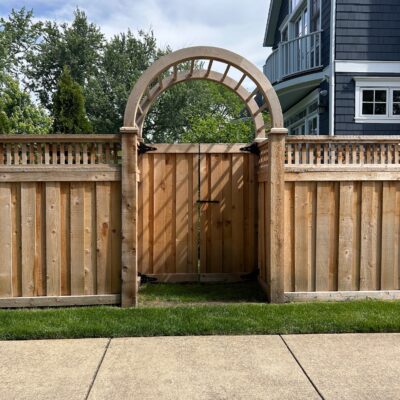 Double Gate and Arbor in Western Springs, IL