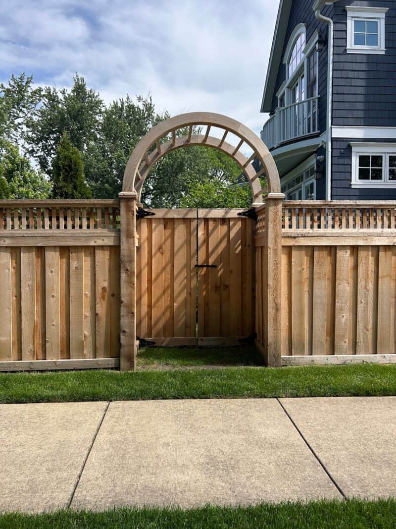 Double Gate and Arbor in Western Springs, IL