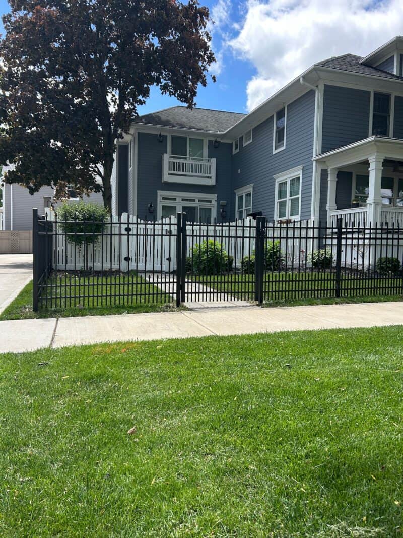 fence project in dowtown naperville