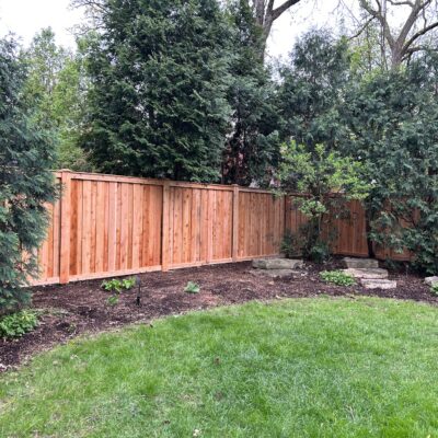western red cedar fence services glen ellyn illinois